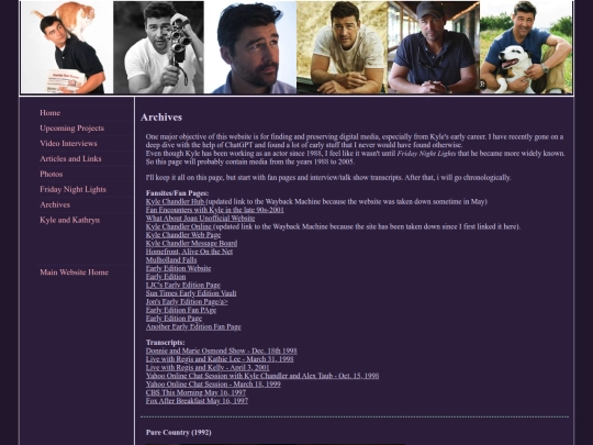 kyle_chandler/kyle_archives screenshot