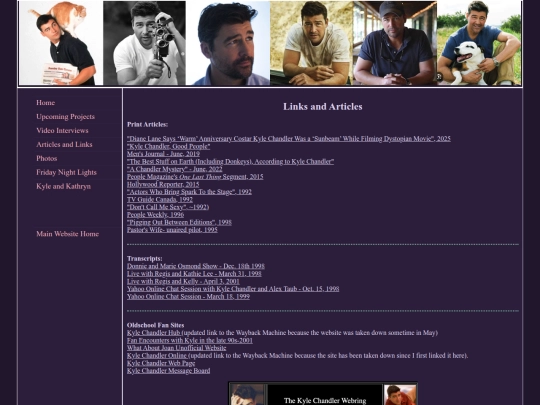 kyle_chandler/kyle_links screenshot