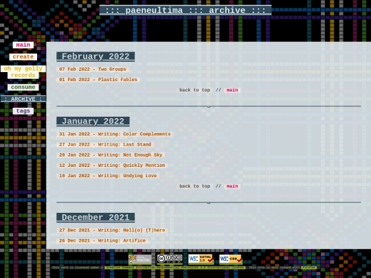 archive screenshot