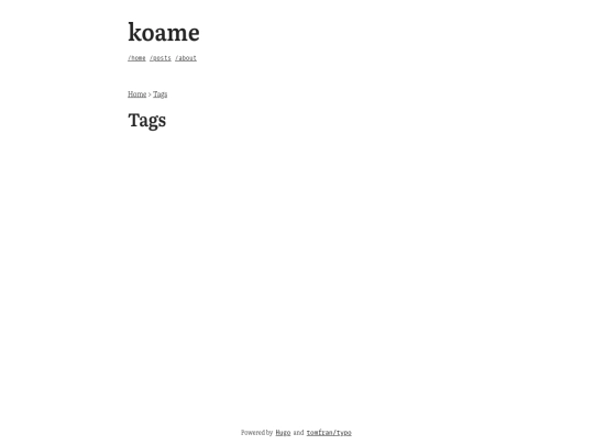 tags/page/1 screenshot