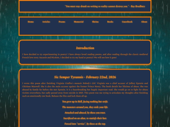Poems screenshot