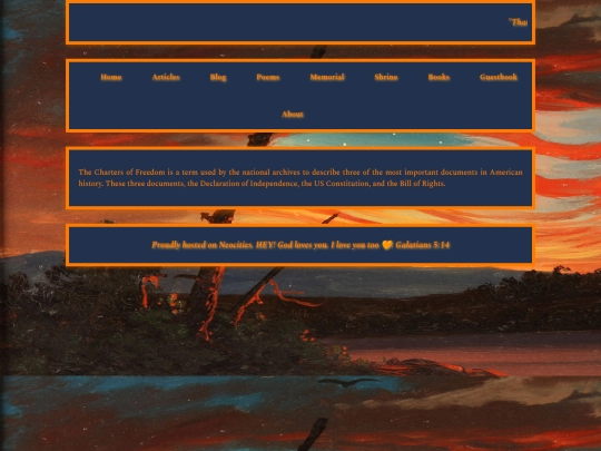 almanac/ChartersOfFreedom screenshot
