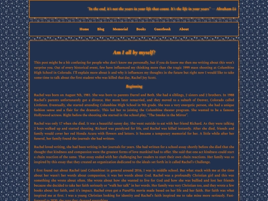 posts/AmIAllByMyself screenshot