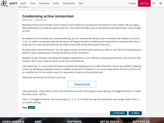 blog/condensing-active-immersion screenshot