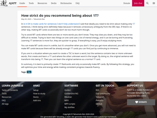 blog/how-strict-do-you-recommend-being-about-1t screenshot