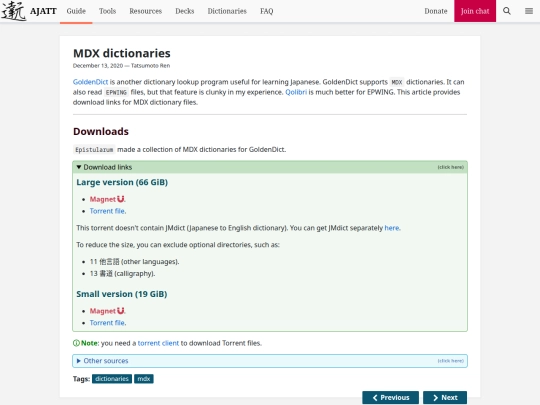 blog/mdx-dictionaries screenshot