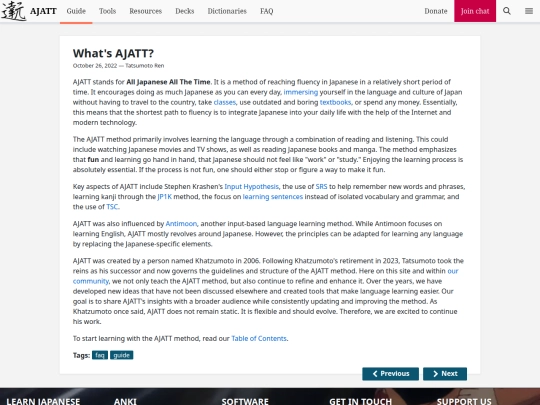 blog/whats-ajatt screenshot