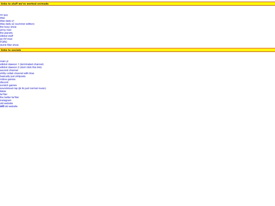links screenshot