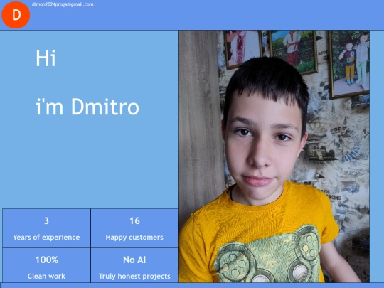 Солод Дмитро/PORTFOLIO screenshot
