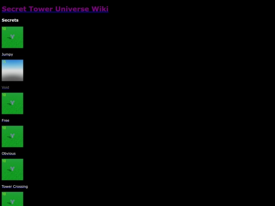 Secrets screenshot