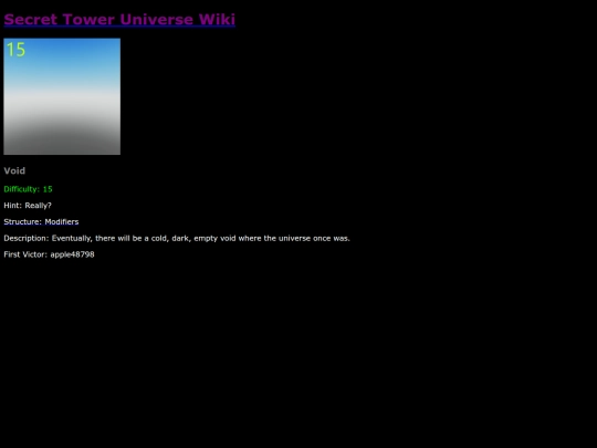Void screenshot