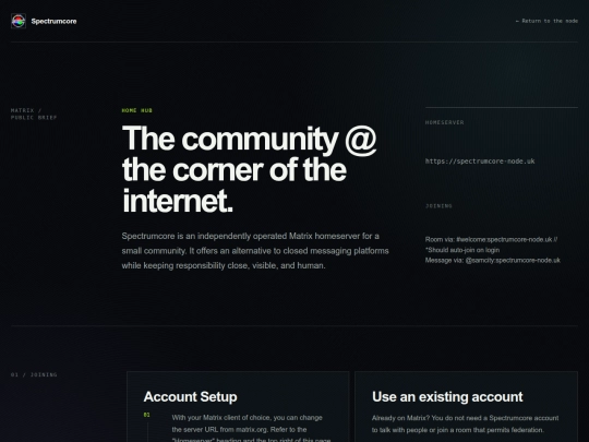pages/matrix screenshot