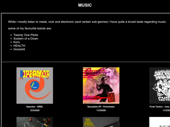 music screenshot