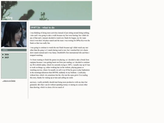 blog screenshot
