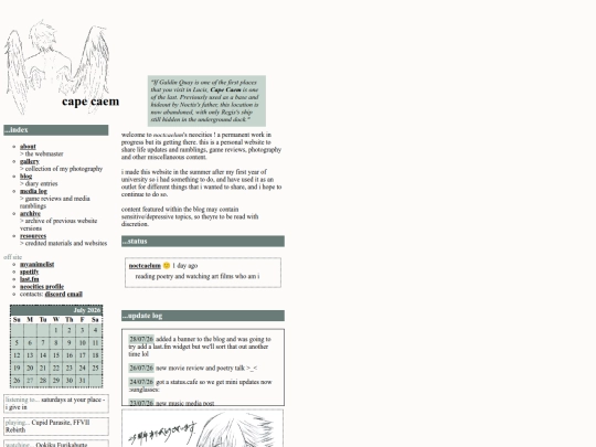 index screenshot
