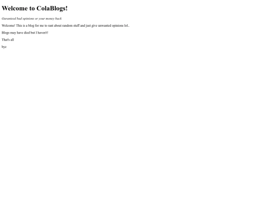 colablogs screenshot