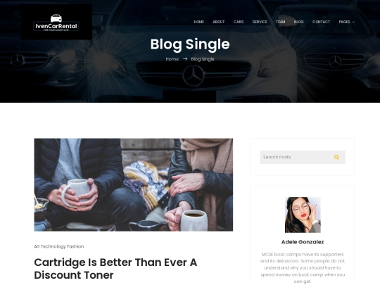 blog-single screenshot