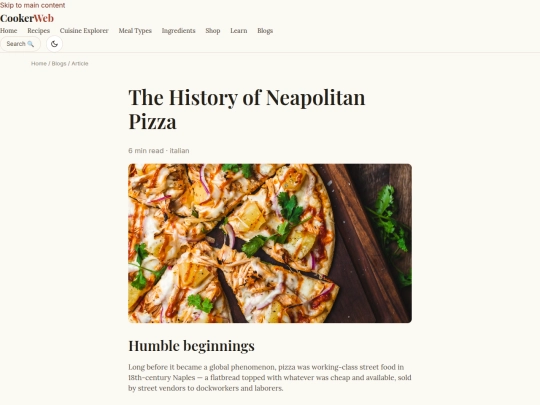 blog screenshot