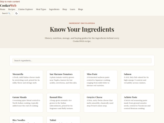 ingredients screenshot