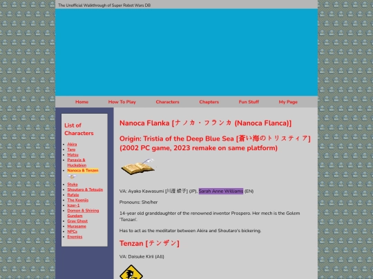 character/nanoca screenshot