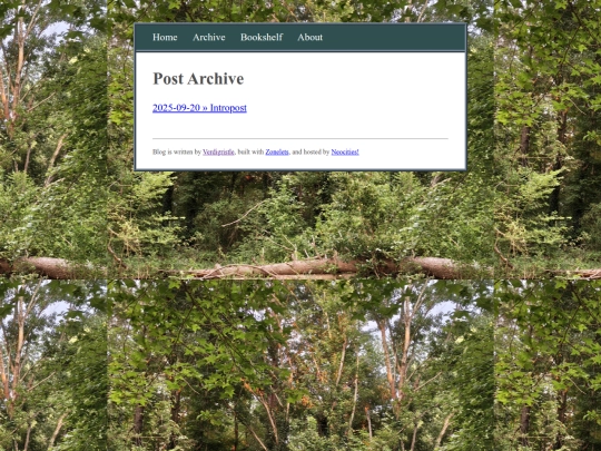archive screenshot