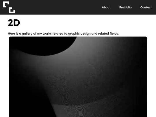 portfolio fieldset/graphic design copy screenshot
