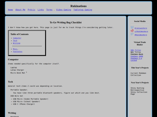 Hidden-Pages/To-Go-Writing-Bag screenshot