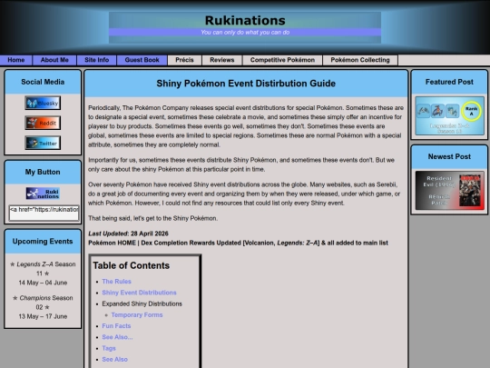 Pokemon-Collecting/Shiny-Hunting/Shiny-Events screenshot