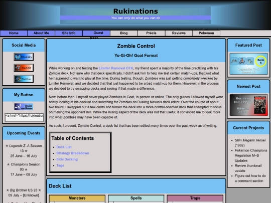 Yugioh-Goat/Deck-Lists/Zombie-Control screenshot