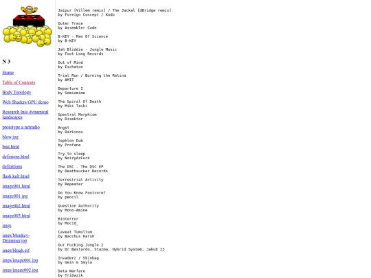 index screenshot
