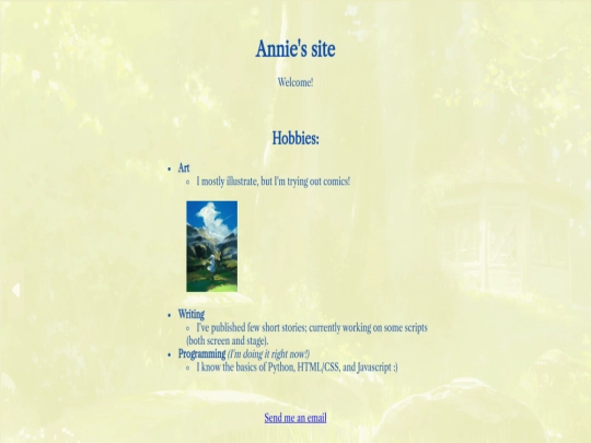 index screenshot