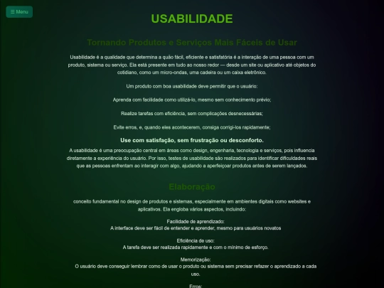 USABILIDADE screenshot