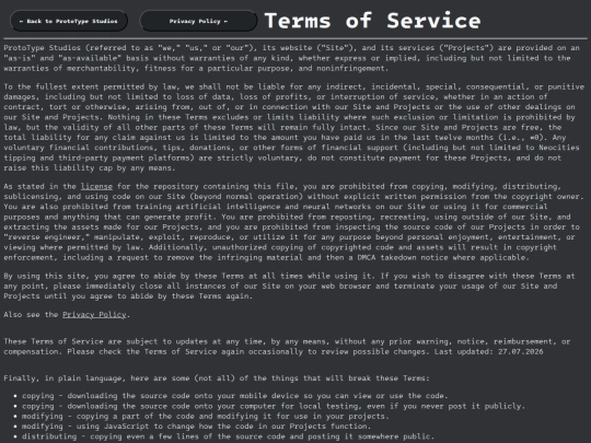 tos screenshot