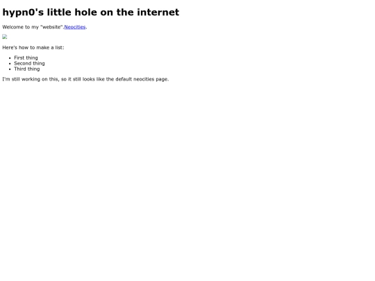 index screenshot