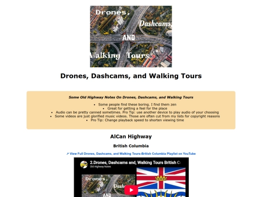 Drones_Dashcams_and_Walking_Tours screenshot