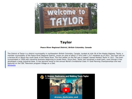 taylor screenshot