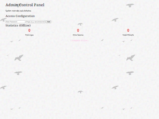 secure/admin screenshot
