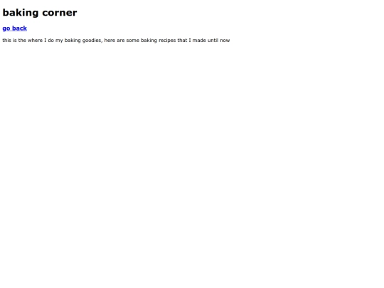 bakingcorner screenshot
