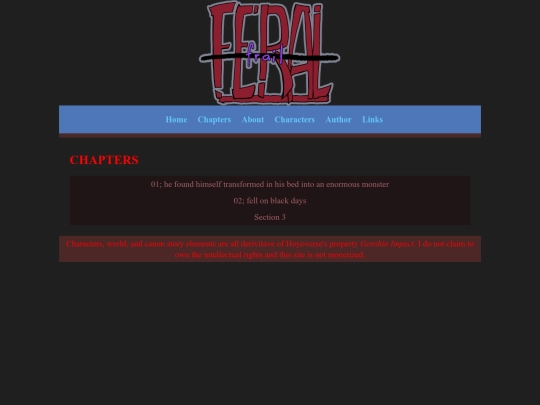 chapters screenshot