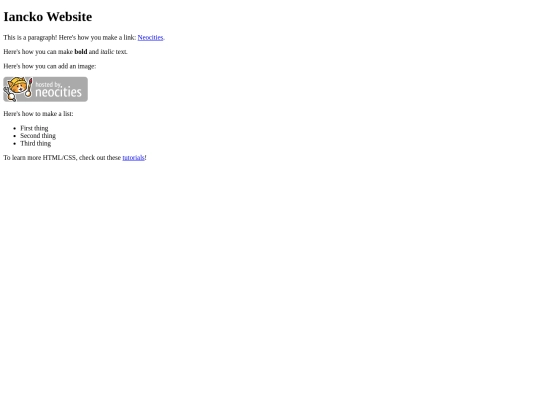index screenshot