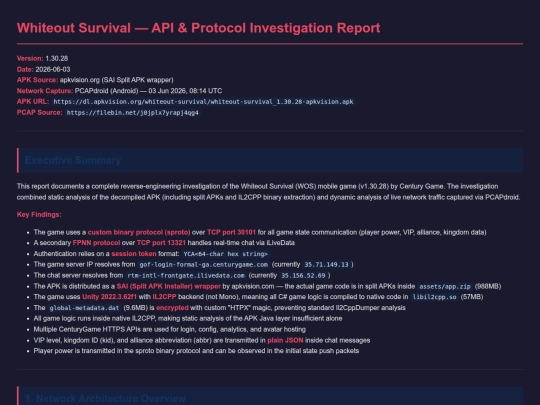 WOS_API_Investigation_Report screenshot