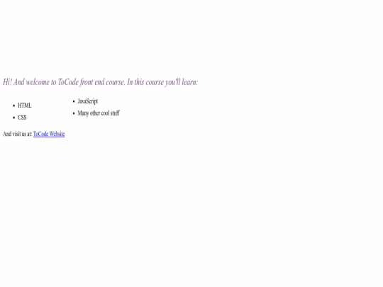 index screenshot