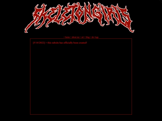 blog screenshot