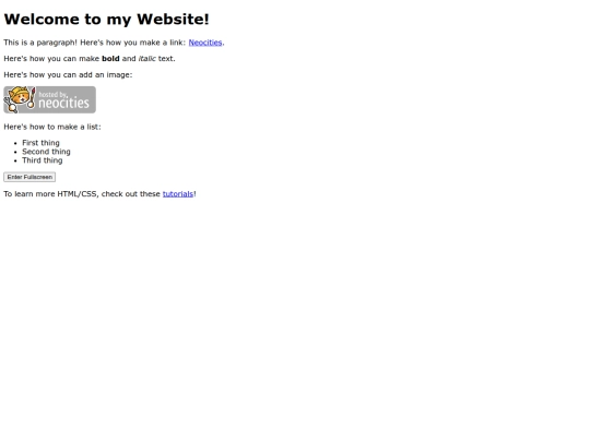 index screenshot