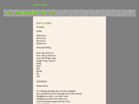 poems_2020 screenshot