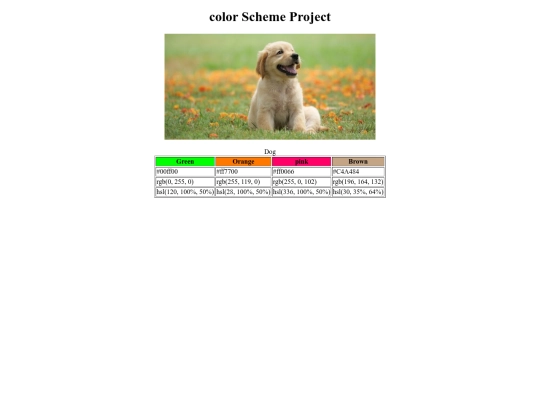 color-scheme screenshot