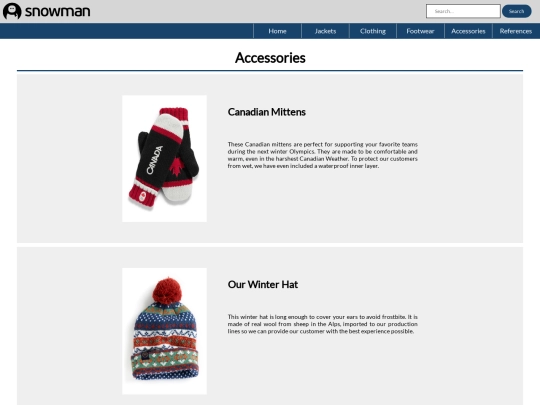 accessories screenshot