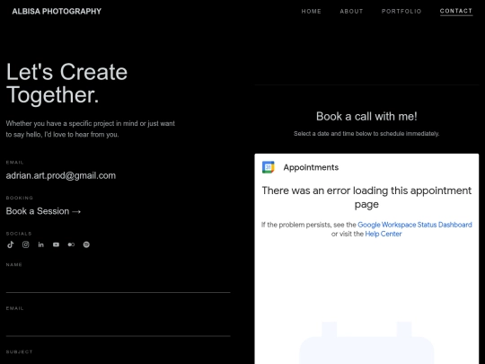 Contact screenshot
