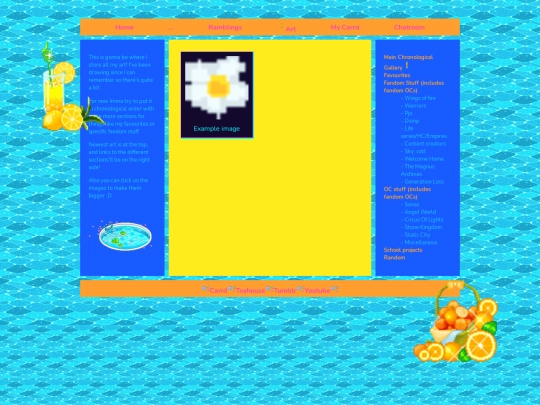 Pages/art screenshot