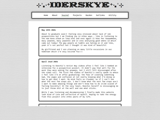 journal screenshot